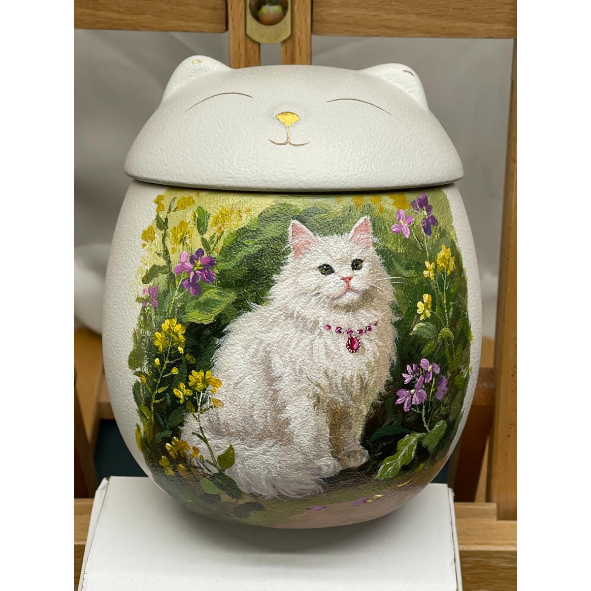 Custom Cat Portrait Urns