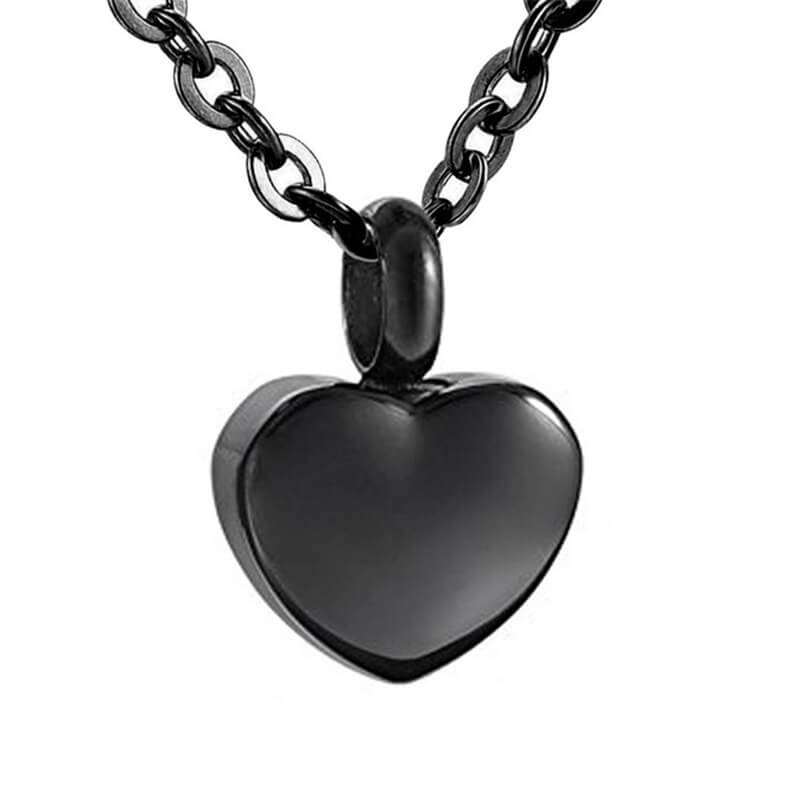 Heart Cremation Urn Pendant Necklace