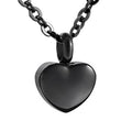 Heart Cremation Urn Pendant Necklace