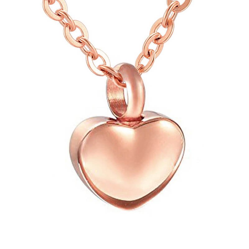 Heart Cremation Urn Pendant Necklace_2