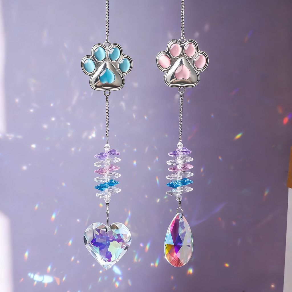 Paw Print Crystal Suncatcher_2