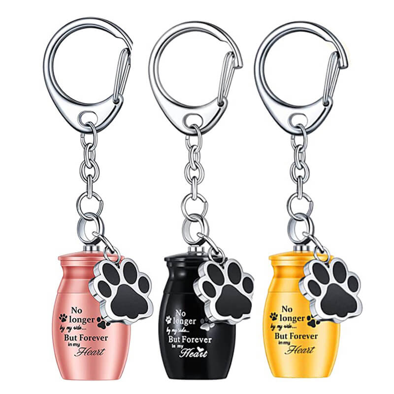Pet Ashes Urn Keychain