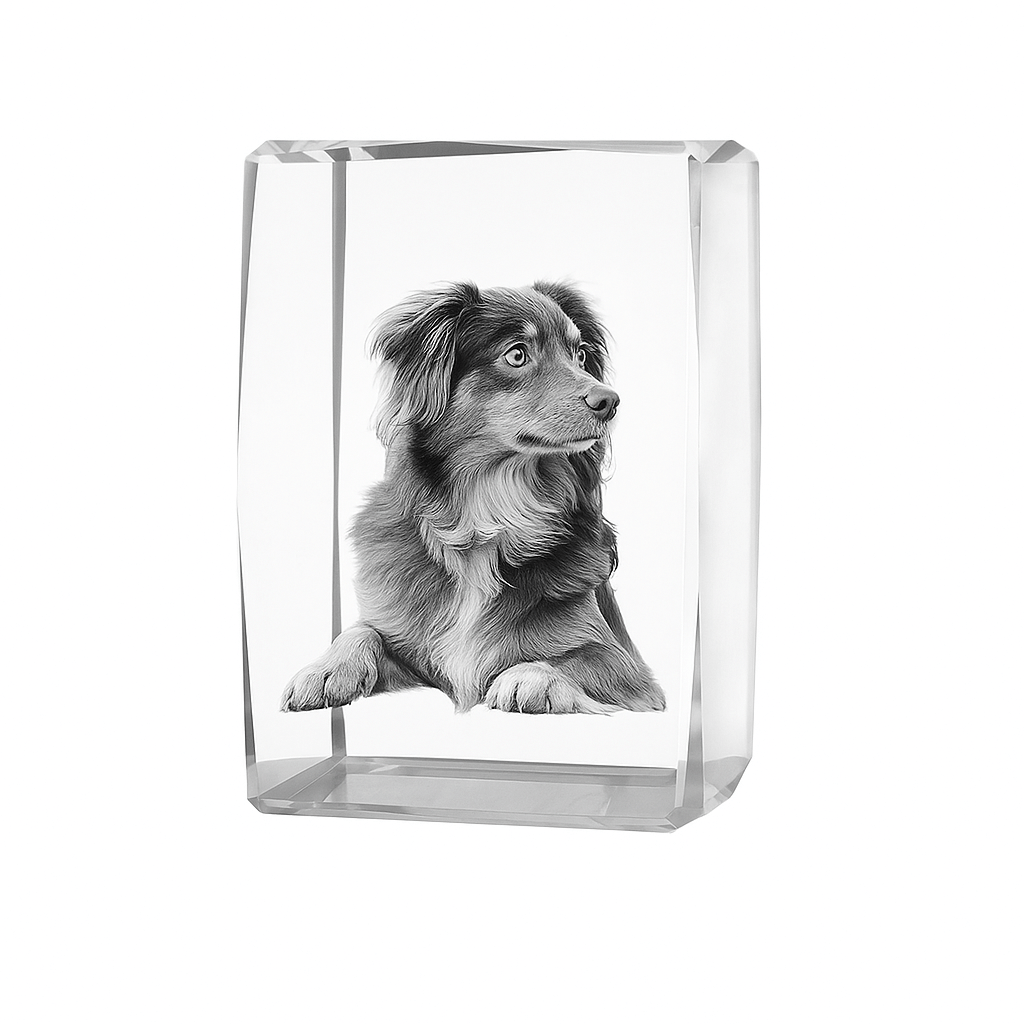 Pet crystal memorial