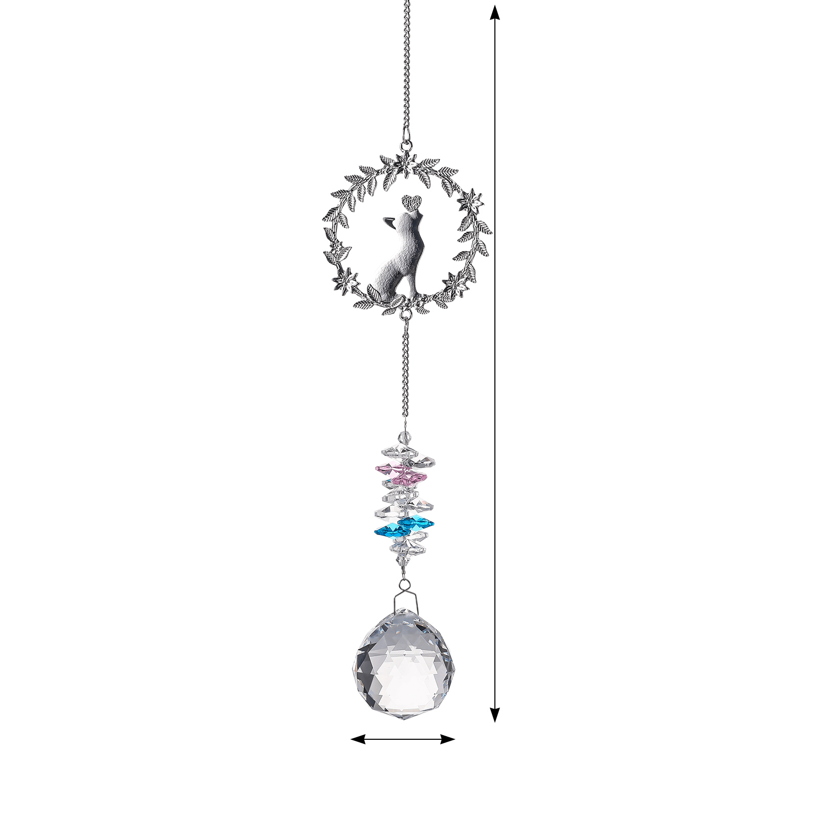 Silver Wreath Crystal Pendant_15